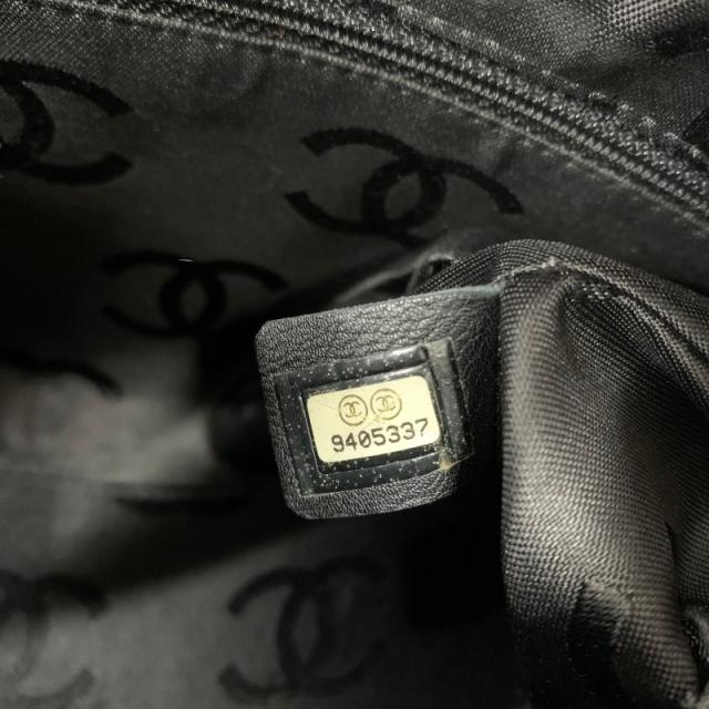 シャネル CHANEL ハンドバッグ ブラック ゴールド ワイルドステッチ ココマーク ショルダーバッグ_8