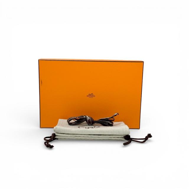 エルメス HERMES デスタン ローファー 革靴 靴 シューズ スエード ブラック 黒 ゴールド ケリー金具 モカシン_9