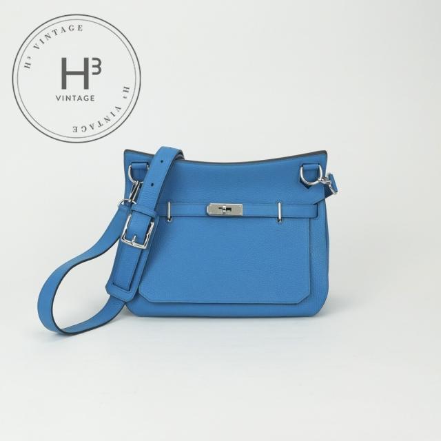 エルメス HERMES ジプシエール28 ジプシエール 28 バッグ ショルダーバッグ トリヨンクレマンス ブルーザンジバル Bluezanzibar ブルー Blue