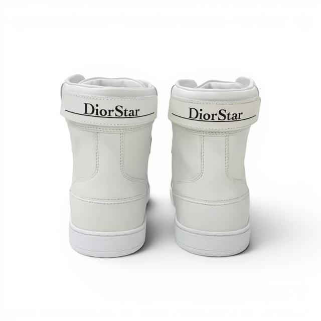 クリスチャンディオール CHRISTIAN DIOR DiorStar スニーカー 靴 シューズ レザー スエード ホワイト ブラック 未使用 ロゴ スター_4