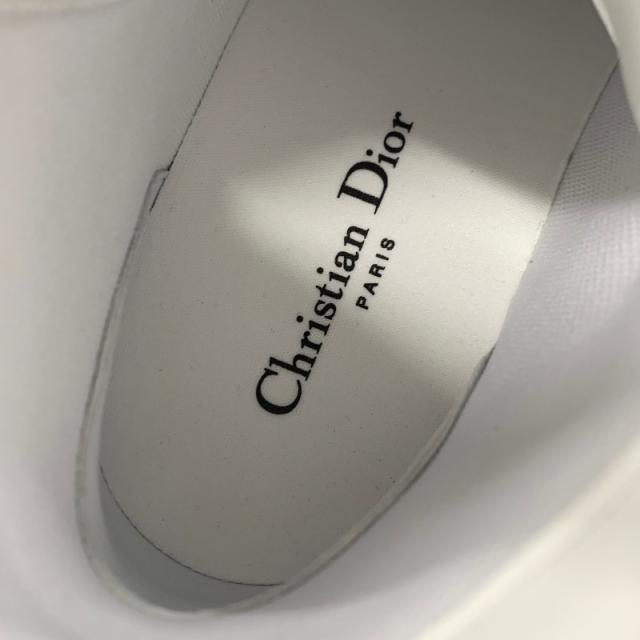 クリスチャンディオール CHRISTIAN DIOR DiorStar スニーカー 靴 シューズ レザー スエード ホワイト ブラック 未使用 ロゴ スター_6