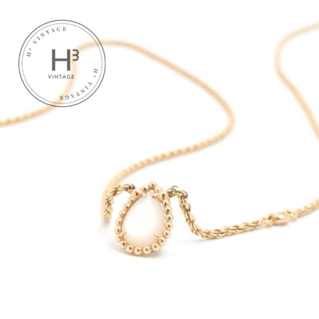 ブシュロン BOUCHERON セルパンボエム ネックレス ペンダント チョーカー イエローゴールド エクストラスモール ペンダント シェル