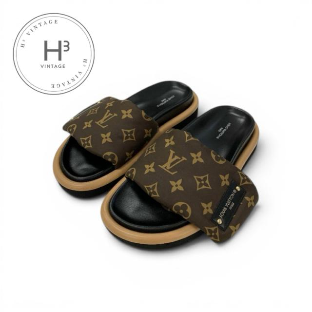 ルイヴィトン LOUIS VUITTON プールピローライン モノグラム サンダル