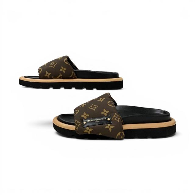 ルイヴィトン LOUIS VUITTON プールピローライン モノグラム サンダル