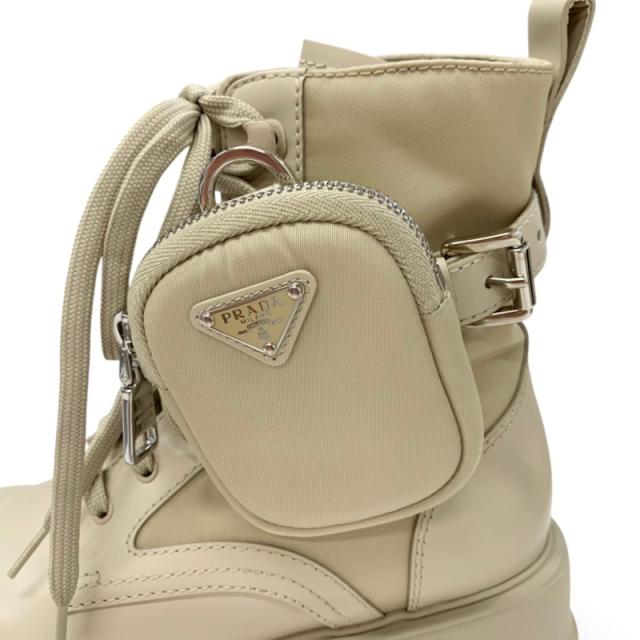 プラダ PRADA モノリス ブーツ ショートブーツ 靴 シューズ ナイロン