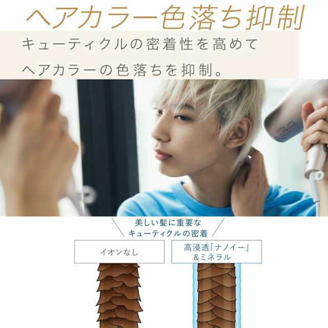 買いオーダー パナソニック ヘアドライヤー ナノケア EH-NA0G-W