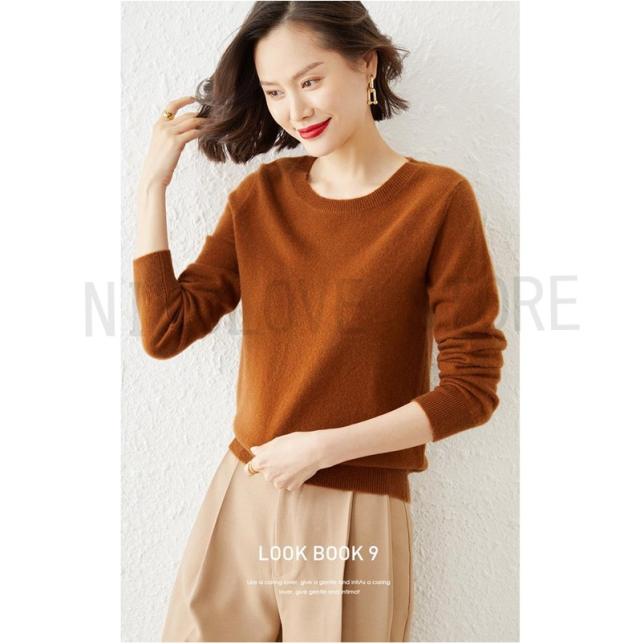 ニットセーター レディース 春服 Uネック カシュクール シルキー