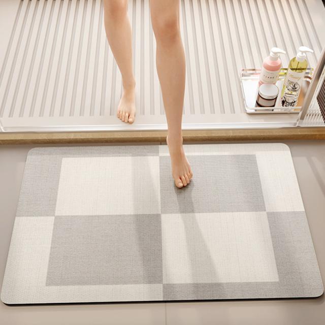 バスマット さらっと速乾 タオルバスマット 45cm x 60cm 2枚組 ブルー | Costco Japan バス・洗面所用品