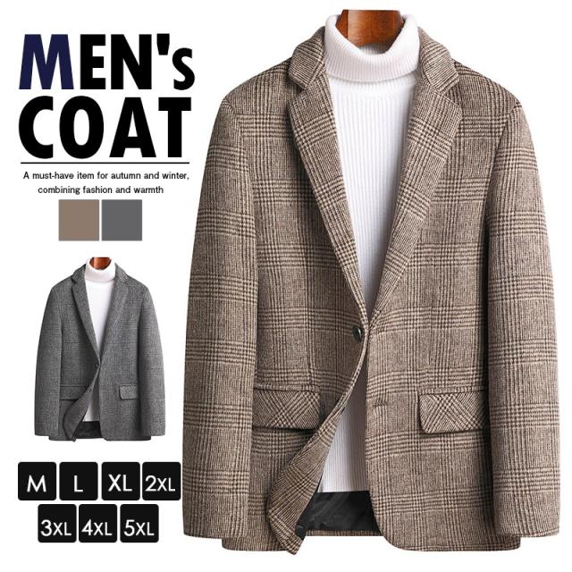 テーラードジャケット メンズ ビジネス アウター コート ブレザー 春秋冬 ジャケット 紳士 長袖 通勤 厚手 入学式 卒業式 入園式 結婚式 就活