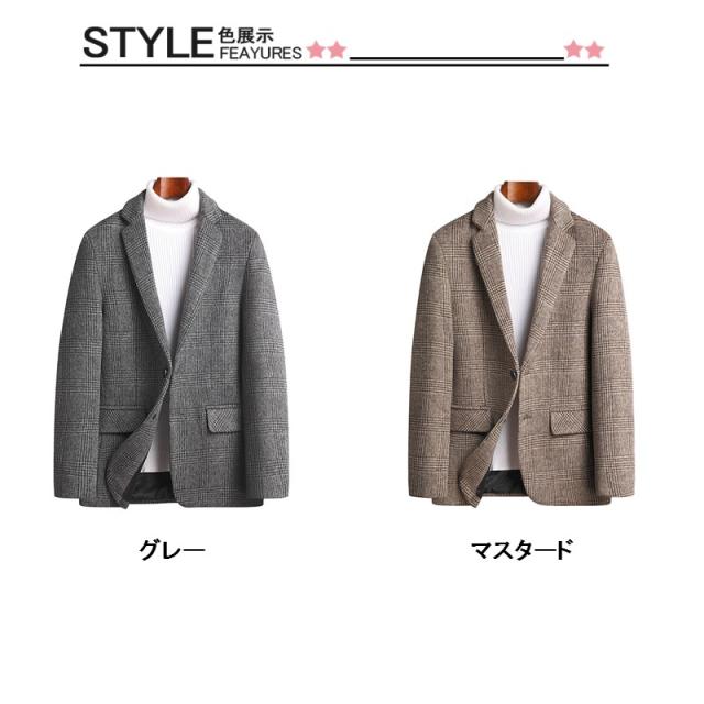 テーラードジャケット メンズ ビジネス アウター コート ブレザー 春