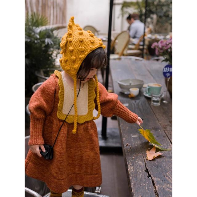 スカート ワンピース ２点セット 結婚式 春秋 ニットセーター 入学式 女の子 服 卒園式 幼稚園 入学式 小学校 入試 子供服 卒業式_4