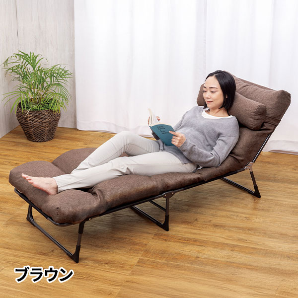 枕・ごろ寝座布団リクライニングベッド 1セット_1
