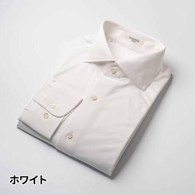 丸和繊維工業 INDUSTYLE TOKYO ツイル ワイドカラーシャツ リラックスフィット 長袖 1枚_1