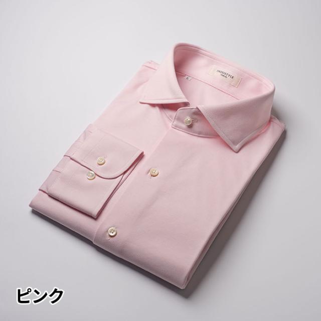 丸和繊維工業 INDUSTYLE TOKYO ツイル ワイドカラーシャツ リラックスフィット 長袖 1枚_3