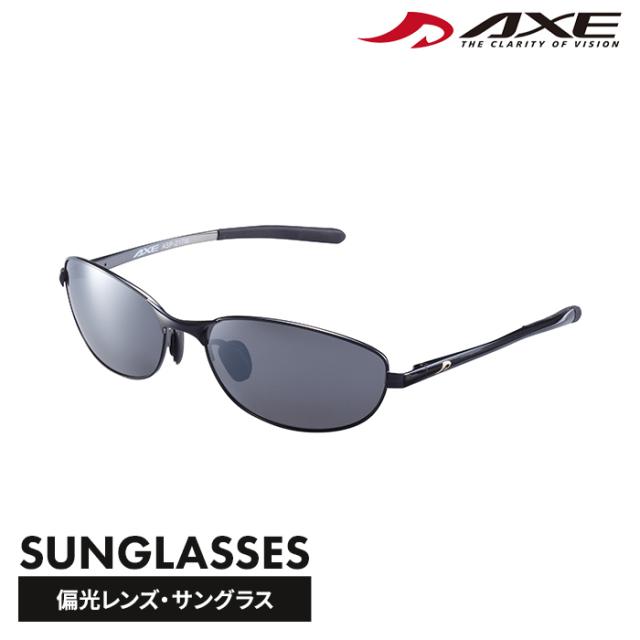 AXE（アックス） 偏光 メタルサングラス シルバーミラー ASP-217M 1個
