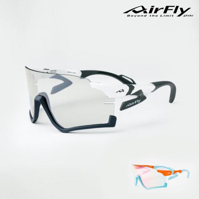 ジゴスペック AirFly（エアフライ） 鼻で掛けない自転車専用調光サングラス VITESSE ヴィテス AF-306RE 1個
