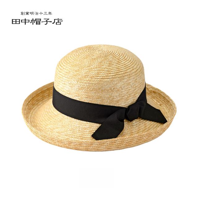 【ポイント10倍】田中帽子店 Lily （リリー） 麦わらエッジアップハット 57cm UK-H041 1個