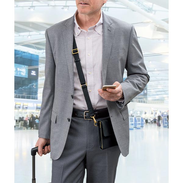 I・E・I プロヴェンザノ ラム革製薄型ショルダー「シティホルスター