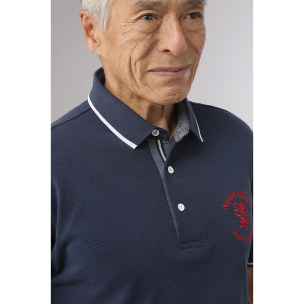 彩香 サルーンエクスプレス デザイン違い半袖ポロシャツ 3色組 AS-0570