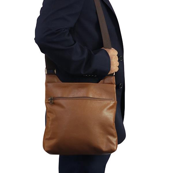 小田清 豊岡工房 日本製 洗える牛革を使ったショルダーバッグ 4158 1個