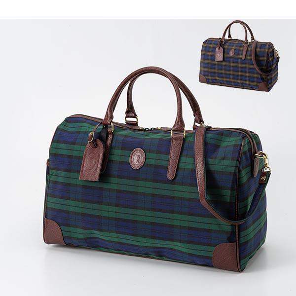 平野鞄 カチャトーレ チェック柄ナイロントラベルボストン 23L 31135 1個