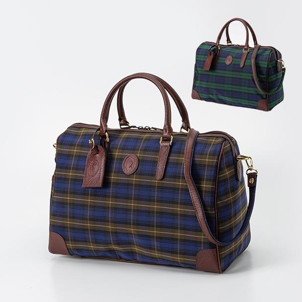 平野鞄 カチャトーレ チェック柄ナイロントラベルボストン 18L 31136 1個