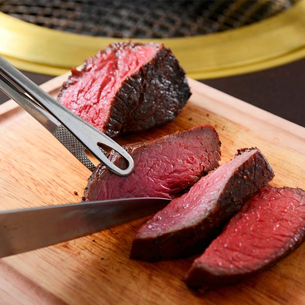 格之進 門崎熟成肉 塊焼きと塊肉セット 1セット：赤身120g、霜降り120g （計240g）_3