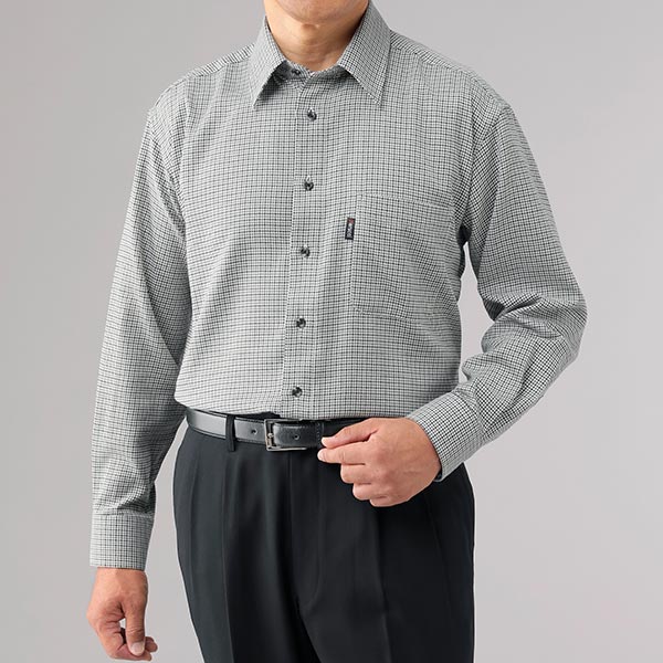 彩香 ピエルッチ 千鳥格子柄シャツ 2色組 GV-057 1セット（2枚：2色×各1枚）_5