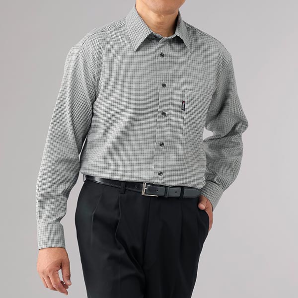 彩香 ピエルッチ 千鳥格子柄シャツ 2色組 GV-057 1セット（2枚：2色×各1枚）_6