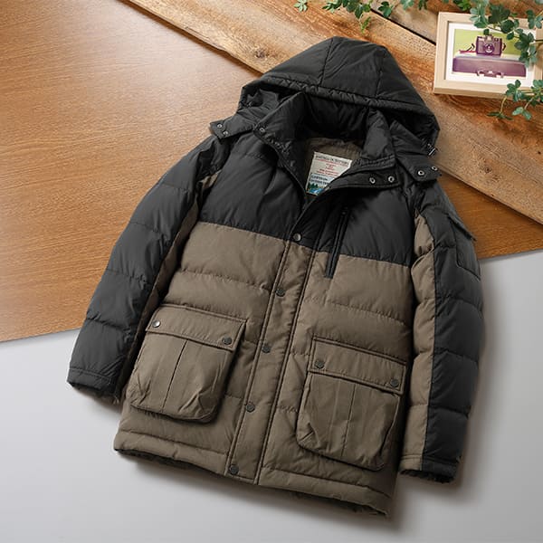 ハワード ユナイテッド 配色切り替えデザイン 撥水10ポケットダウンジャケット 3U5-62822 1着 ハワード ユナイテッド 配色切り替えデザイン 撥水10ポケットダウン