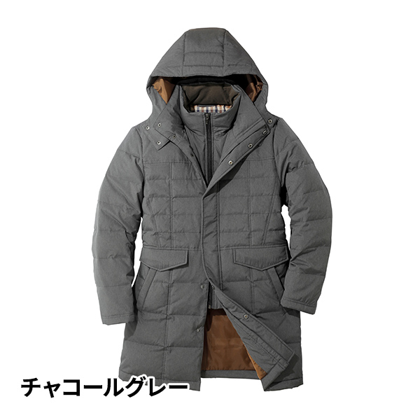 ハワード ユナイテッド フード付撥水ダウンロングコート 3U5-63068 1着 ハワード ユナイテッド フード付撥水ダウンロングコート 3U5-63068 1着