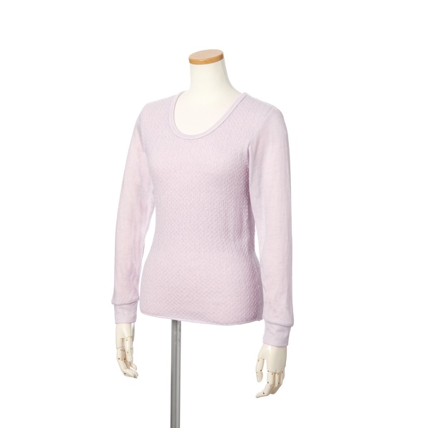 山甚物産 健康肌着 ひだまり陽 婦人長袖インナー 6N603 1枚の通販はau