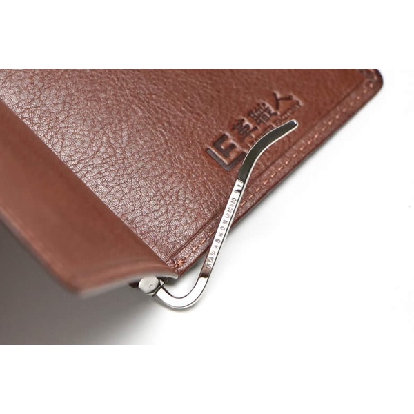 祥力 革職人 レザーファクトリー デュアルライン カード段のない札ばさみ