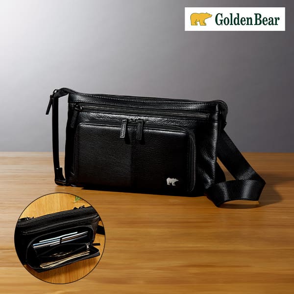 フレンドリー ゴールデンベア 財布付牛革ショルダー 954131 1個の通販は