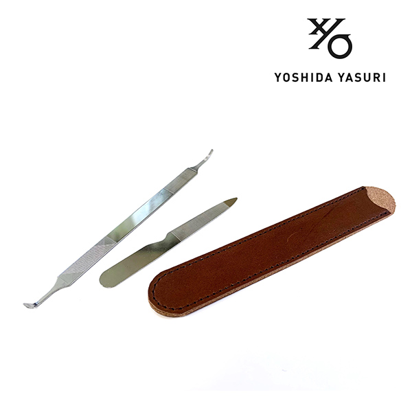 吉田ヤスリ 1本で3役使える匠の3WAYヤスリ ポケットヤスリ＆専用革ケース付き 1セットの通販は 5,225円