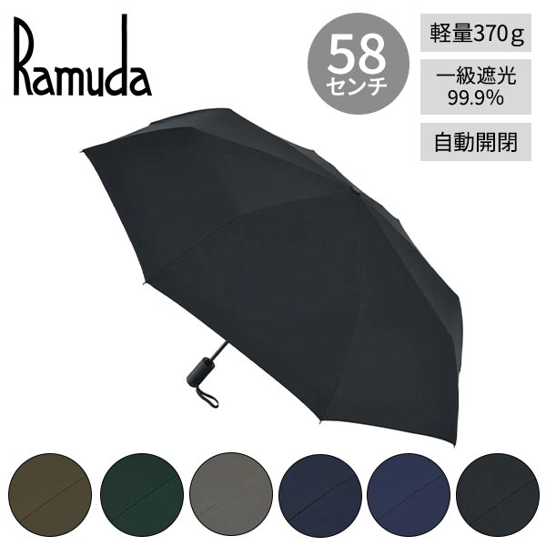 市原 Ramuda 遮光遮熱 自動開閉 オールシーズン 折りたたみ傘 ミノテック ISHM-2313 1本の通販は