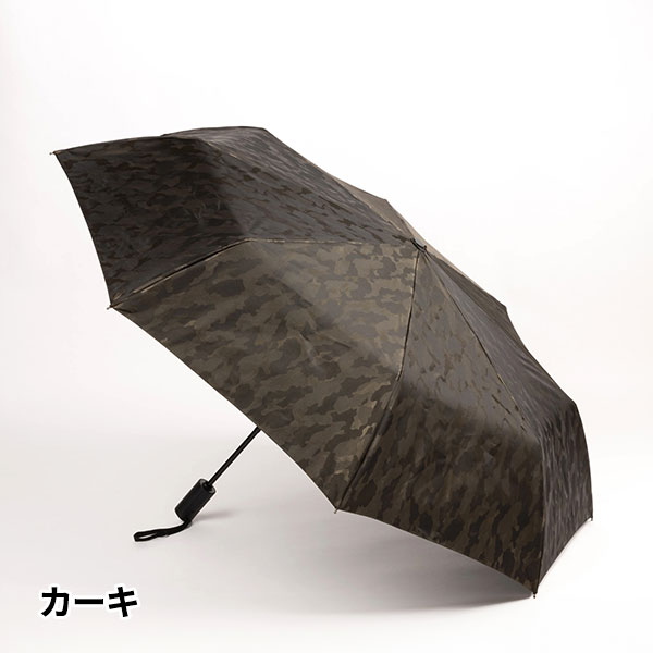 市原 Ramuda 自動開閉 カモフラージュ 折りたたみ傘 GENM-1602 1本の