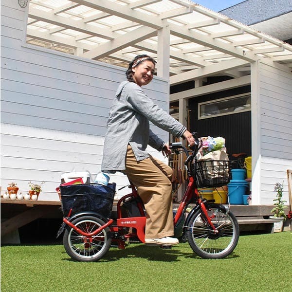 E-PARTON（イーパートン） ロータイプ電動アシスト三輪自転車