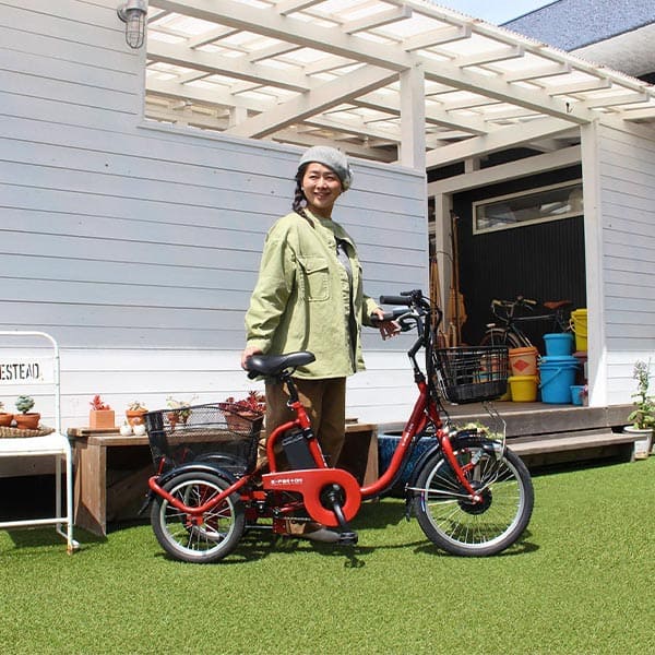e-parton(イーパートン) 電動アシスト三輪自転車SB　BEPN20SB メーカー直送 大人用 電動 三輪自転車 電動アシスト