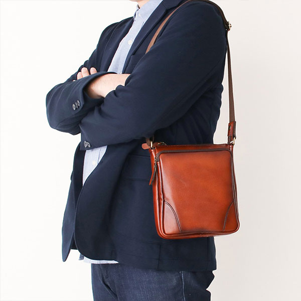 スワン GEM BASIC（ジェムベーシック） 牛革 ショルダーバッグ 1504 1