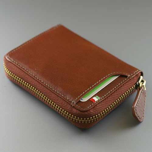 ビスポーク ミラグロ タンポナートレザー ボックスコインケース CA-S