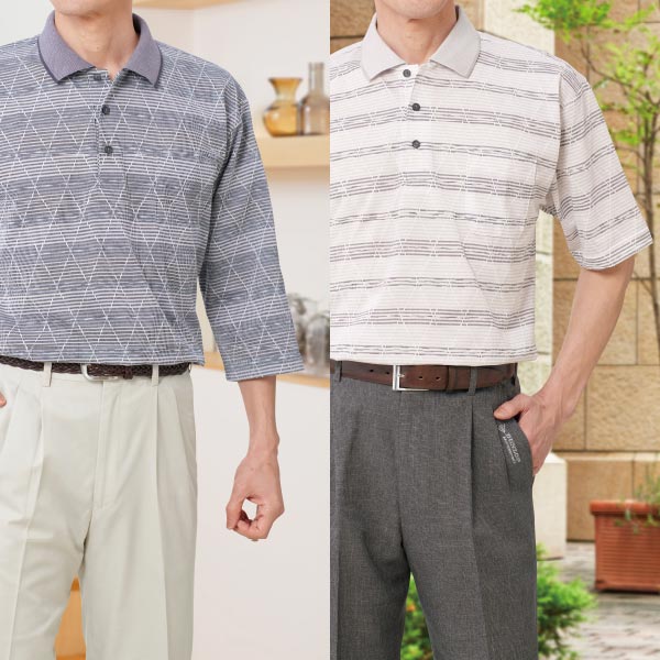 フレンドリー 日本製 ジャカードニットシャツ 957778 1枚の通販は 6,589円