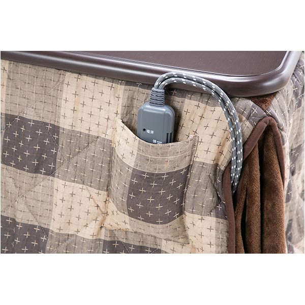 ファミリー・ライフ ダイニングこたつフルセット 105×80（テーブル＋