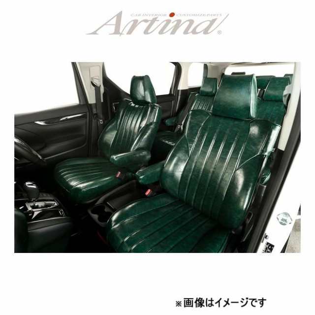 販売卸売り アルティナ レトロスタイル シートカバー(モスグリーン)ステップワゴン RF1/RF2 3404 Artina 車種専用設計 シート 