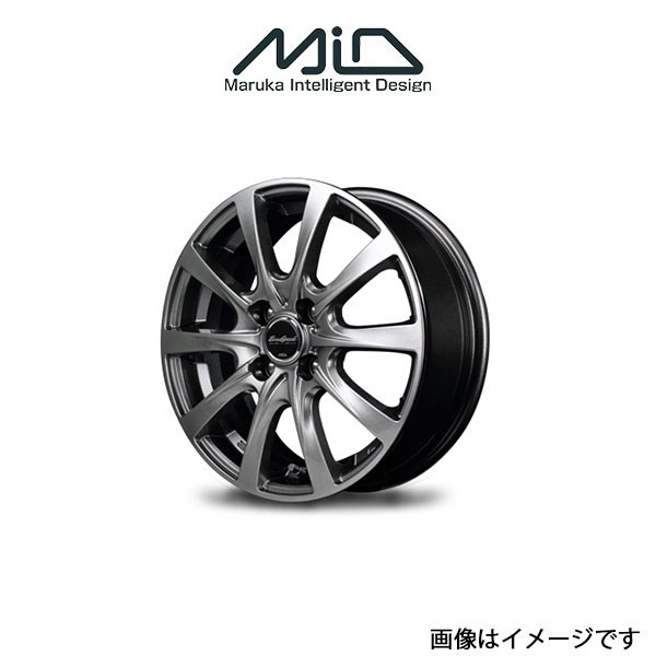 MID ユーロスピード F10 アルミホイール 1本(14×4.5J 4-100 INSET45