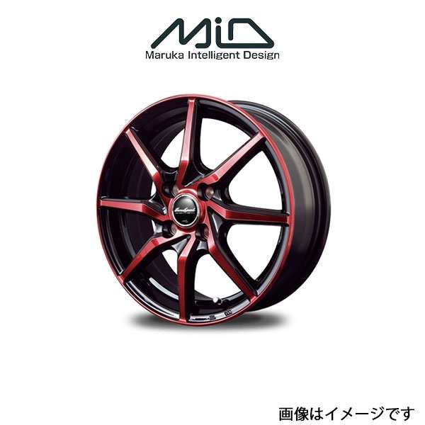 MID ユーロスピード S810 アルミホイール 1本(12×4B 4-100 INSET43)アトレーワゴン S300系 EUROSPEED  S810｜au PAY マーケット