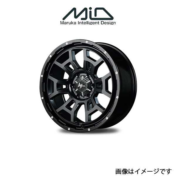 MID ナイトロパワー H6スラッグ アルミホイール 1本×6J