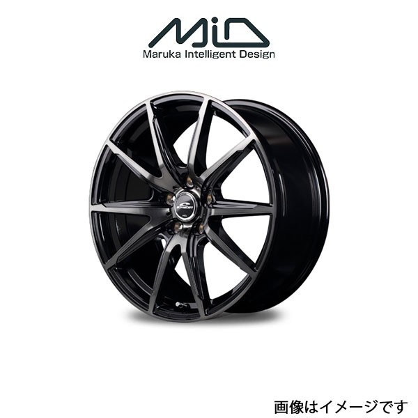 MID シュナイダー DR02 アルミホイール 1本(17×7J 5-114.3 INSET38)プレサージュ 31系 SCHNEIDER DR  02｜au PAY マーケット