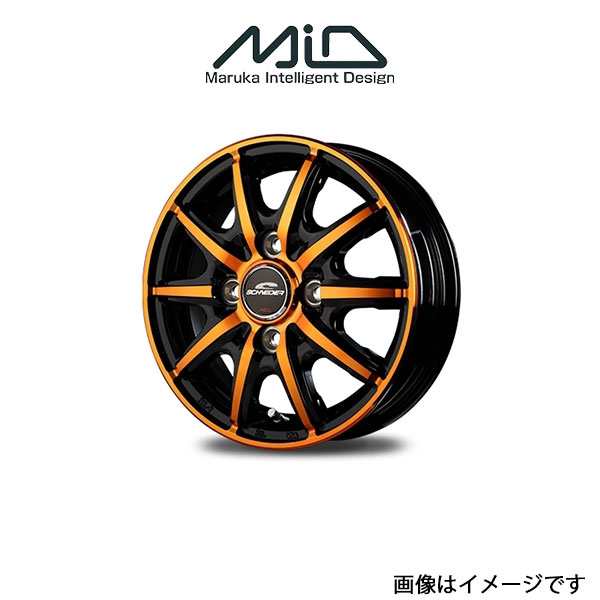 MID シュナイダー RX10-K アルミホイール 1本(14×4.5J 4-100 INSET45