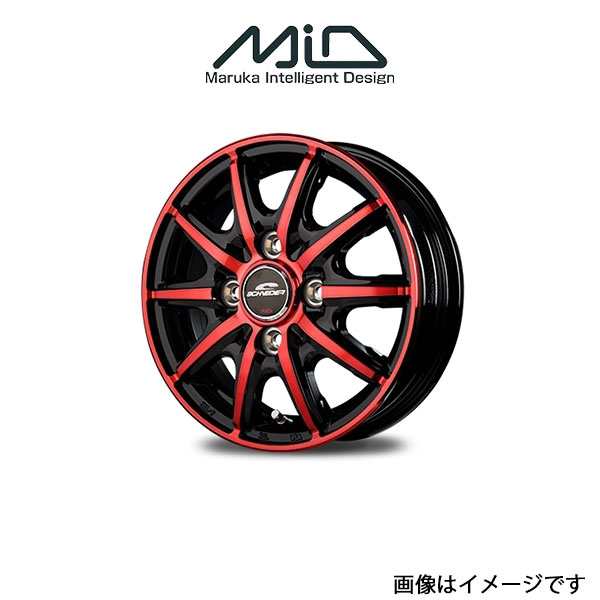 MID シュナイダー RX 01 アルミホイール 4本(12×3.5B 4-100 INSET42